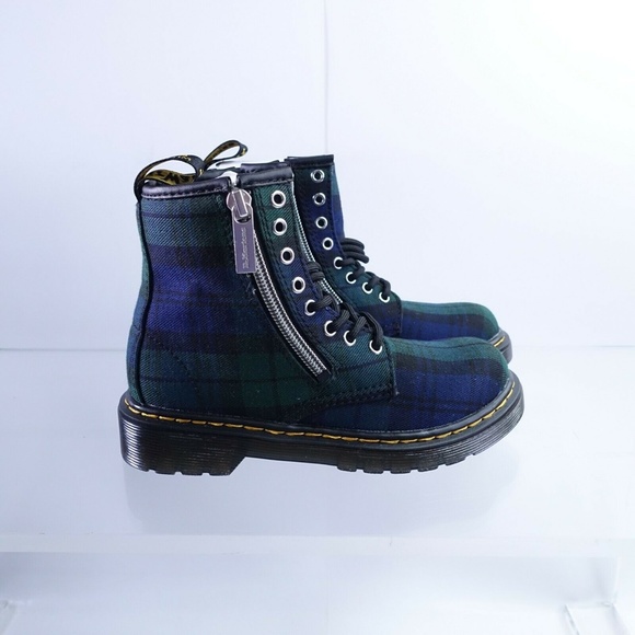NEW Dr. Martens 1460 Tartan Side Zipper Boots - Picture 3 of 6